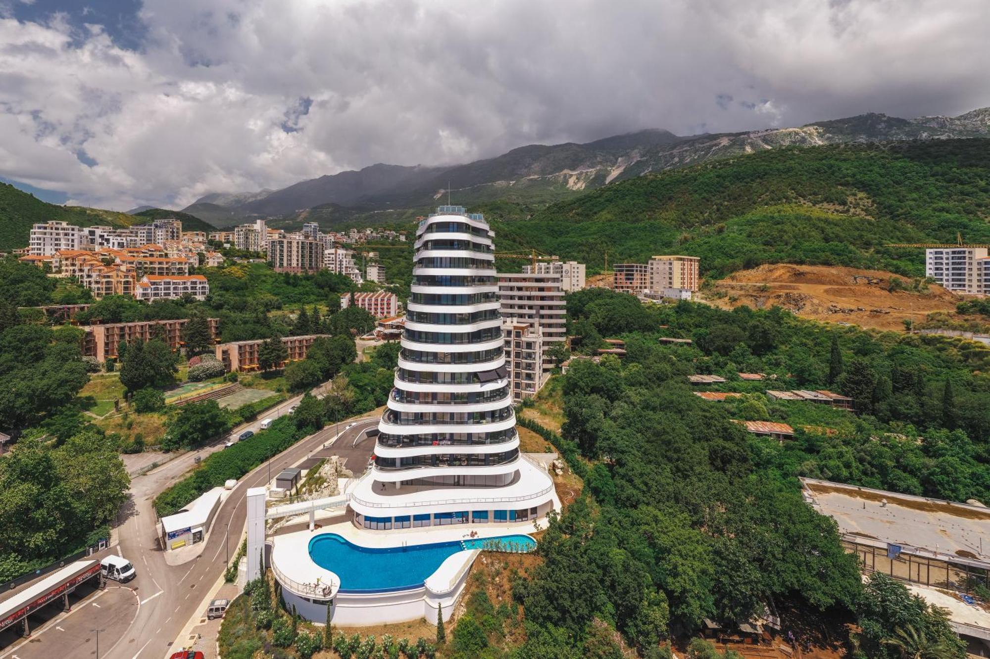 La Barca Apartments Bečići المظهر الخارجي الصورة