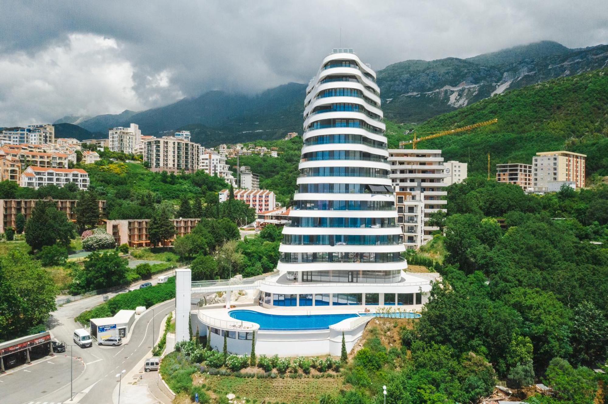 La Barca Apartments Bečići المظهر الخارجي الصورة
